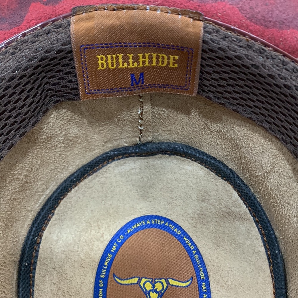 Genuine Bullhide‎ U. S. Flag Hat. Size M - Picture 11 of 16